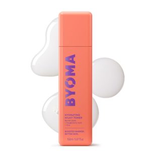 BYOMA Hydrating Milky Toner – Dewy, Ultra Hydrating Toner for Face – Soothes Skin, Locks in Moisture, Reduces Redness – Barrier Repair – 5.07 fl oz